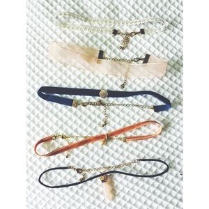Set of 5 Chokers